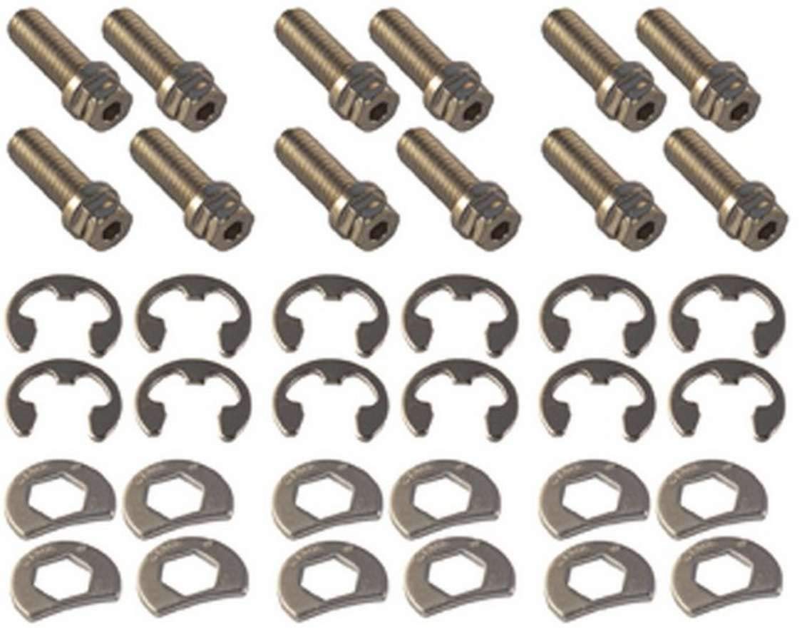 8911A 1" Locking Header Bolt Kit for GM Small Block