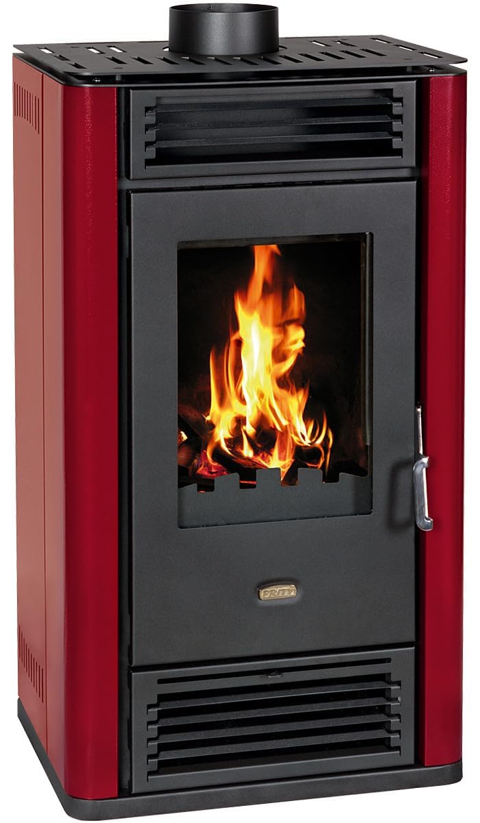 Prity K3 GT D Poêle à bois 8,1 kW Classe d'efficacité énergétique A+ 80,4 % Rendement 80,4 % Tuyau de fumée Ø 150 mm Solution de chauffage compacte