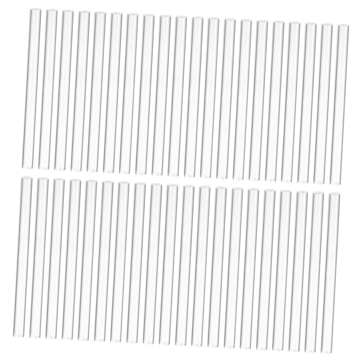 Bastoncini di Colla Caldo Bianco 100 Pezzi per DIY e Crafts | Resina Termoplastica Adesiva, Poche Bollicine e Buona Aderenza, per Restauro Artigianale e Crafting