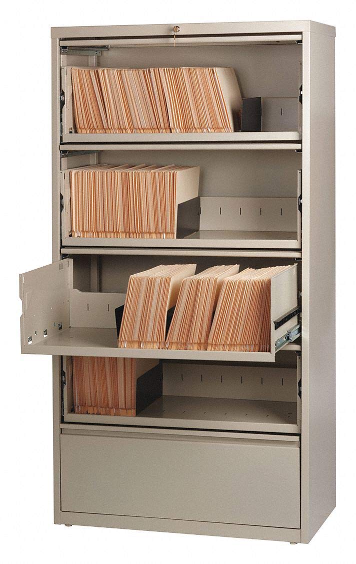 Sponsored Ad - Hirsh HL8000 Series Wide Commercial Lateral Files Open Filing Unit Color: Putty