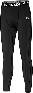 Boys' Compression Pants Youth Thermal Base Layer Fleece Tights Sports Basketball Leggings for Boys
