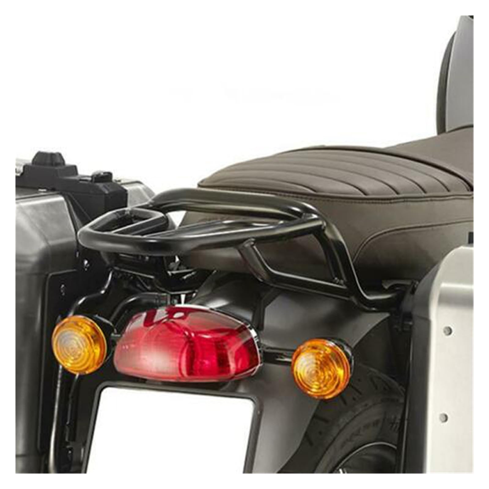 Amazon | オートバイリアラック リア荷物ラックグラブレール