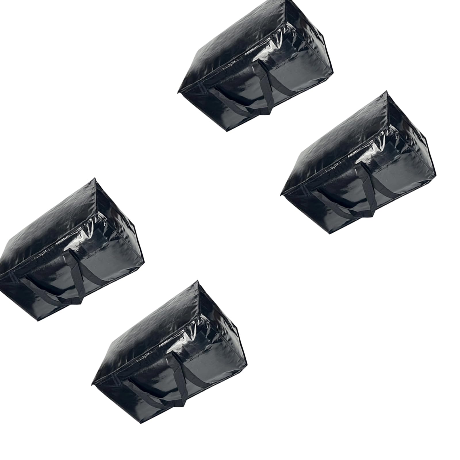 Of 4 Strong Relocating Storage Sacks Large Capacity 90L for Clothes Bedding Organizing Pliable Permanent Plan with Pulls and Belts Multiple Purpose Storage