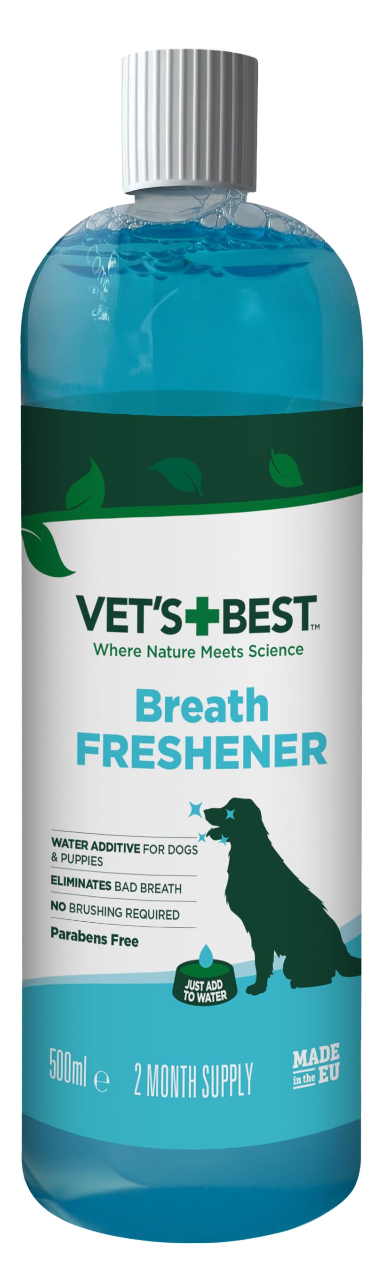 Vet’s Best Breath Freshener, Water Additive For Dogs 500ml