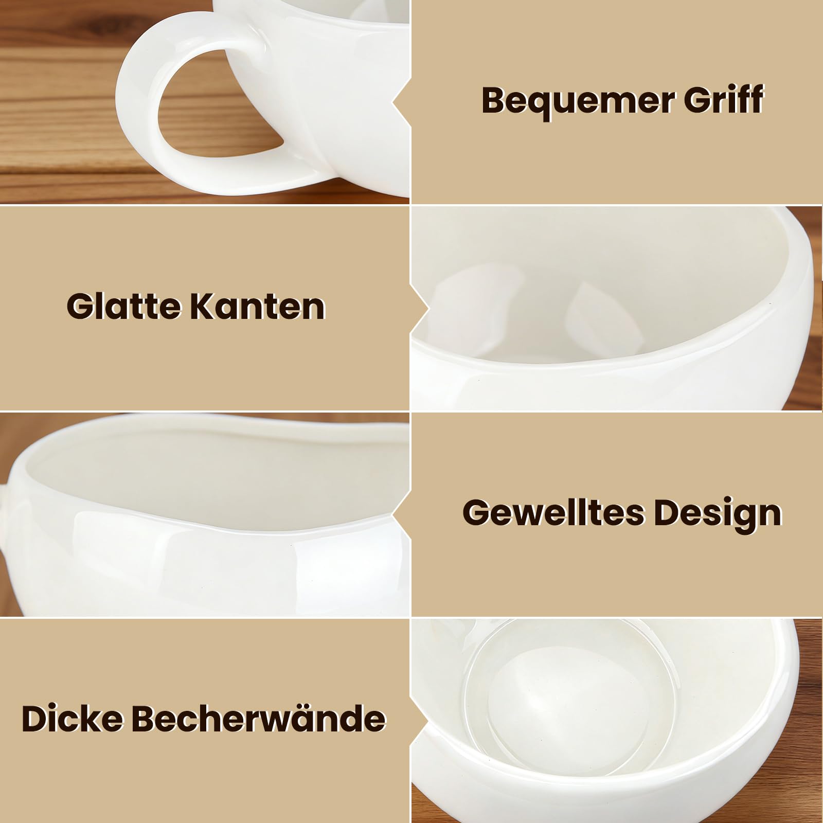 Filiżanki do espresso, zestaw filiżanek do espresso ze spodkami, 6-częściowy zestaw filiżanek do espresso i spodków, ceramiczne ze spodkami, 120 ml, filiżanki i spodki, białe