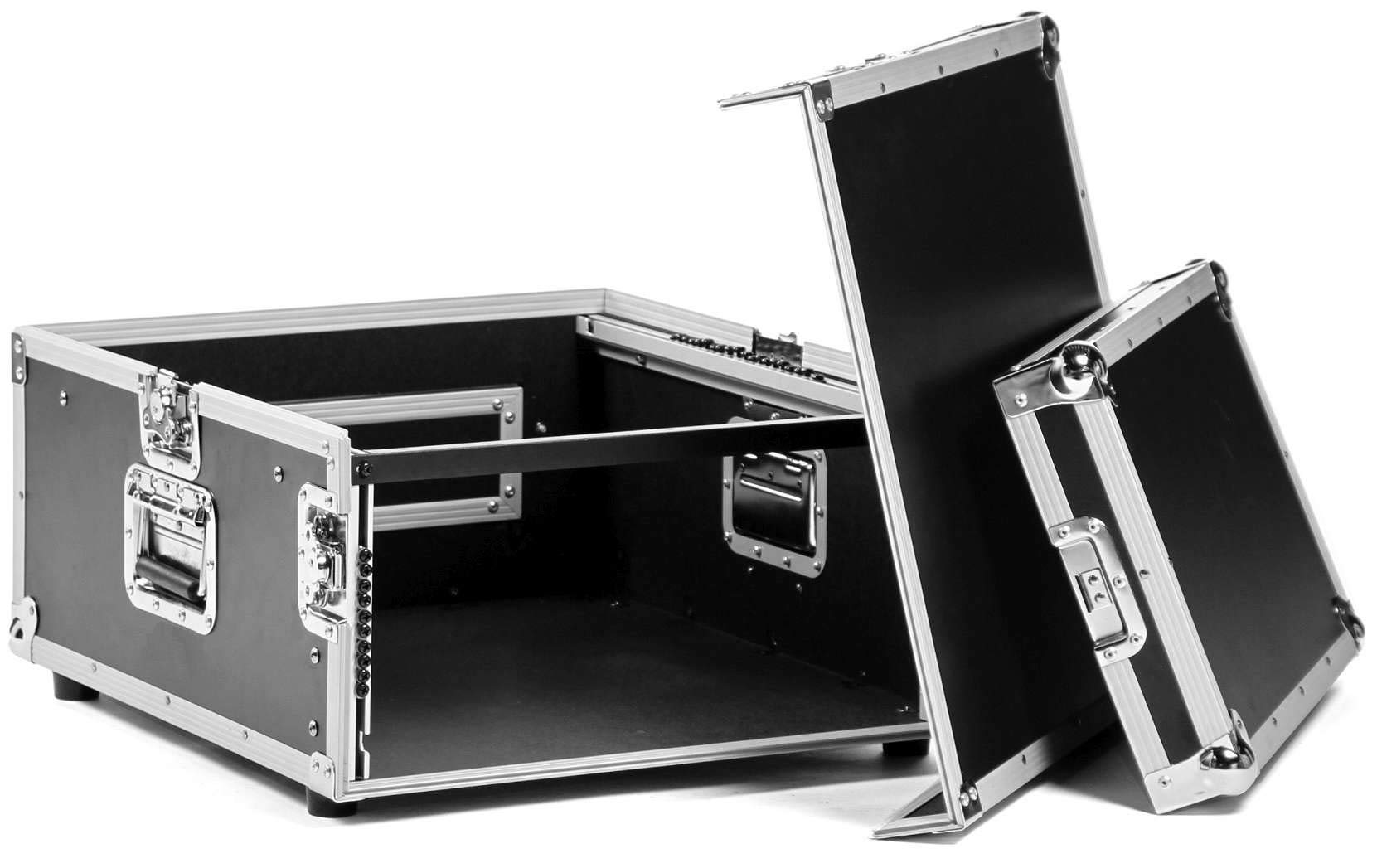 27104 Winkelrack 5/12 HE ECO - 19" Kombi Case 12 HE oben / 5 HE unten, L-Rack, DJ Rack