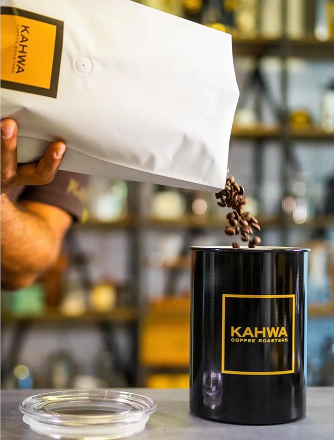 Café Kahwa Coffee Mistral Italian Style Medio Tostado Mezcla Espresso en Granos 2 lb miniatura 3