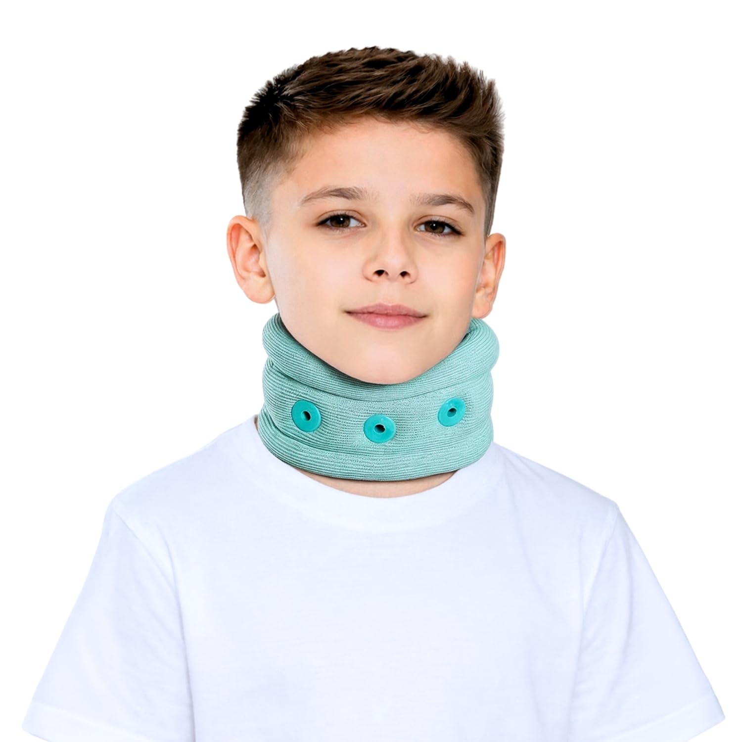 Flamingo Pediatric Cervical Collar for Kids | Neck Brace for Neck Pain and Support | Soft Foam Pediatric Cervical Collar for Sleeping | Medium |-image-14