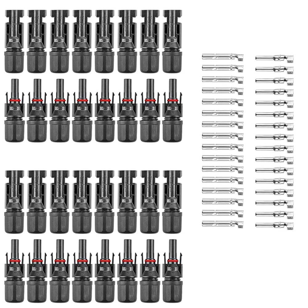 CELANO Solar MC4 Connectors for Solar Panel Cable 16 Male/Female Pairs – Reliable Waterproof & Easy-Install Connector Kit (Pack of 16)-image-40