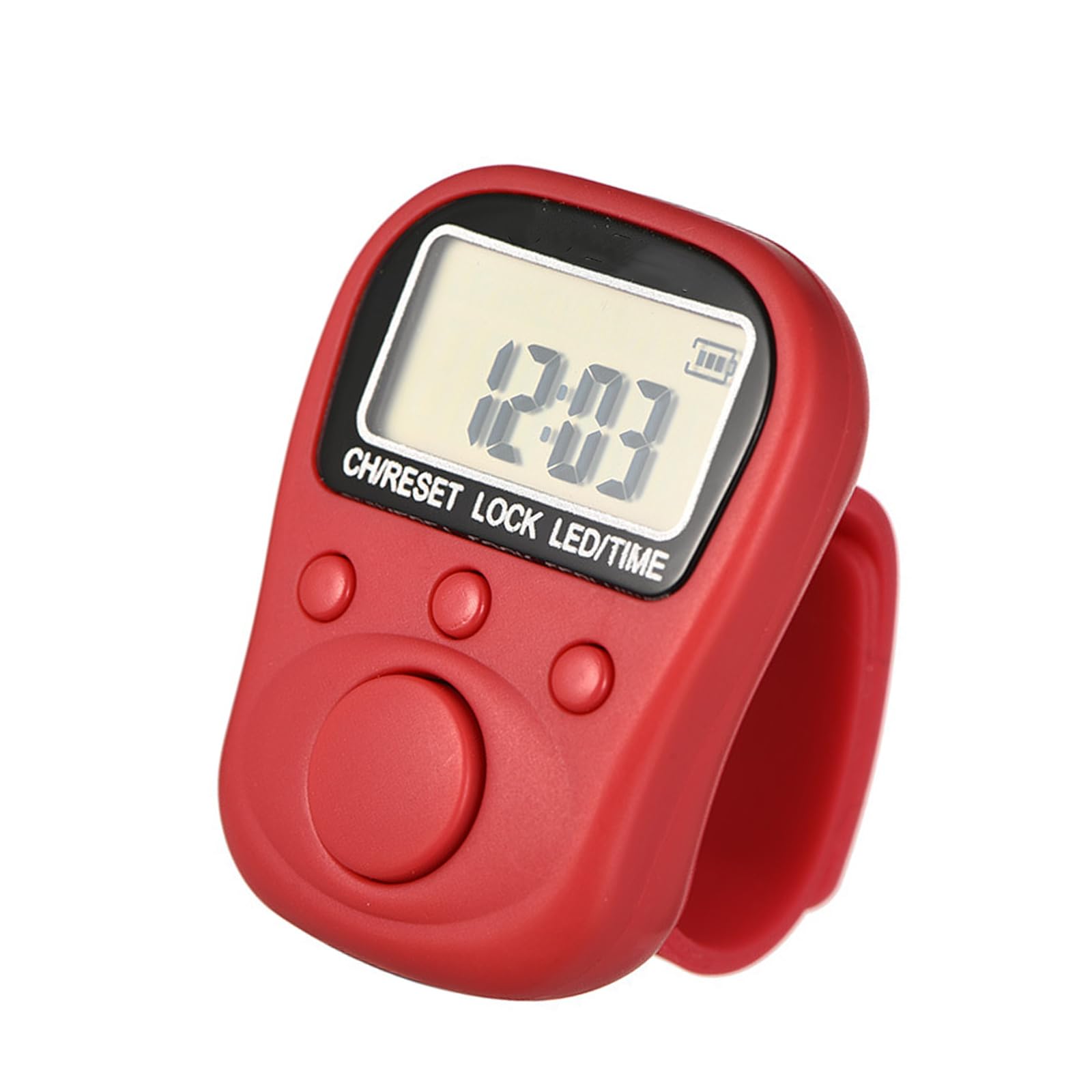 Channel LED Backlights Finger Counter Rechargeable Digital Display with Long Battery Lifespans for Workout and Exams Fitness Reps Trackers