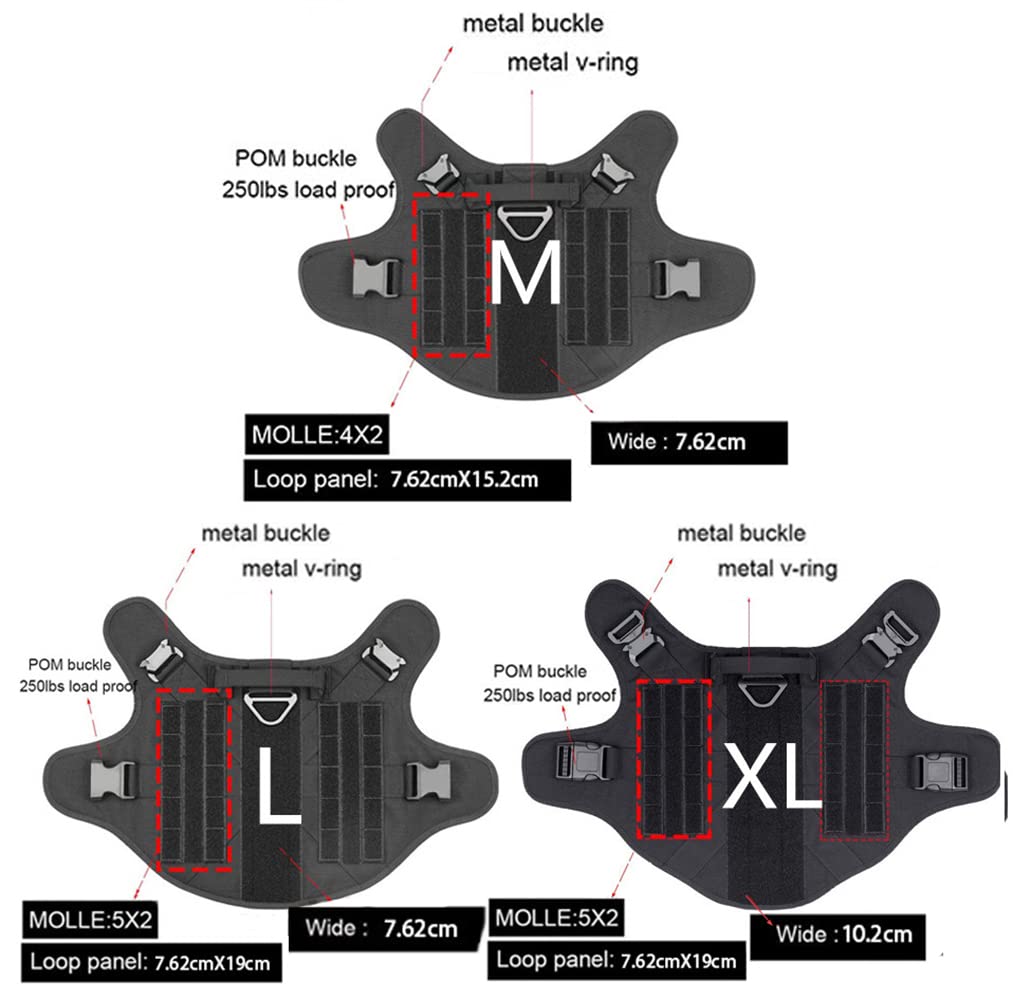 Wojskowa Nylontactical Pet Harness i smycz Zestaw Kamizelka Klamra Metalowa Klamka Dla Dużego Psy Trwała Uprząż