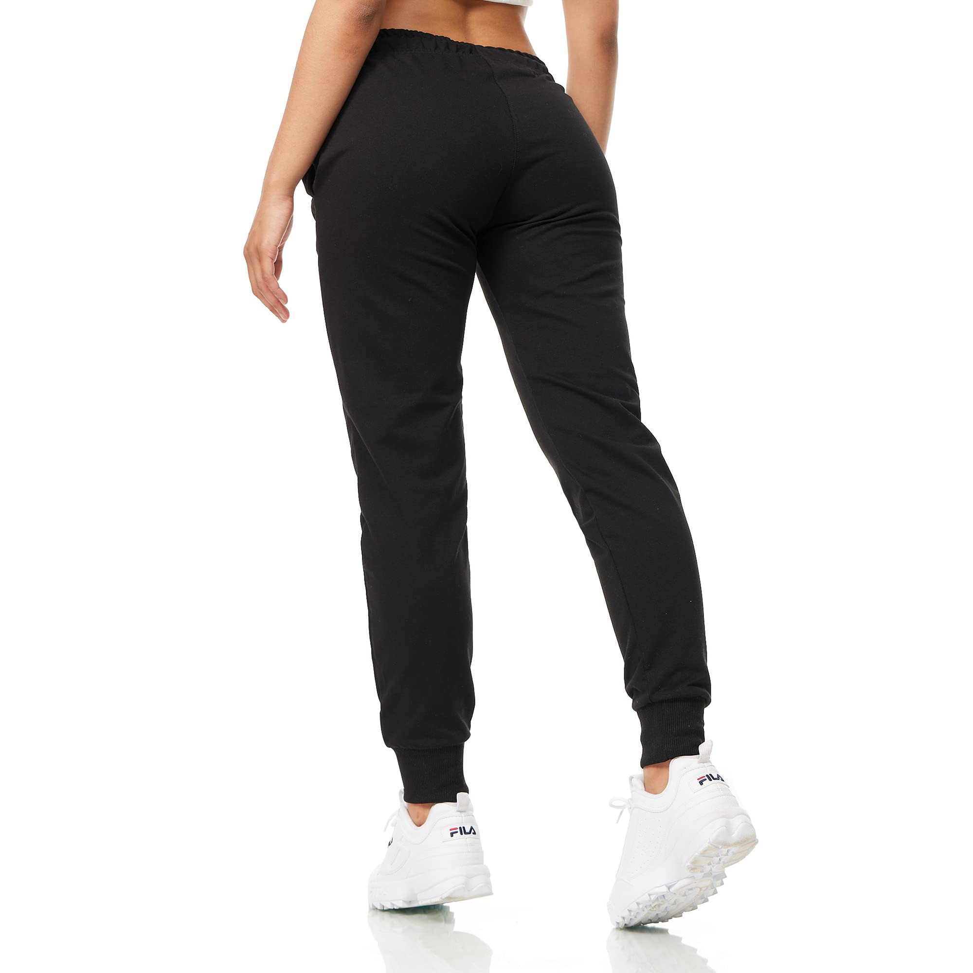 ROSS CAMP Pantaloni Sportivi Donna Cotone, Pantaloni della Tuta Donna, Pantaloni Estivi Donna, per Yoga e Fitness, Pantaloni da Donna Moderni e Comodi a Vita Alta - 5
