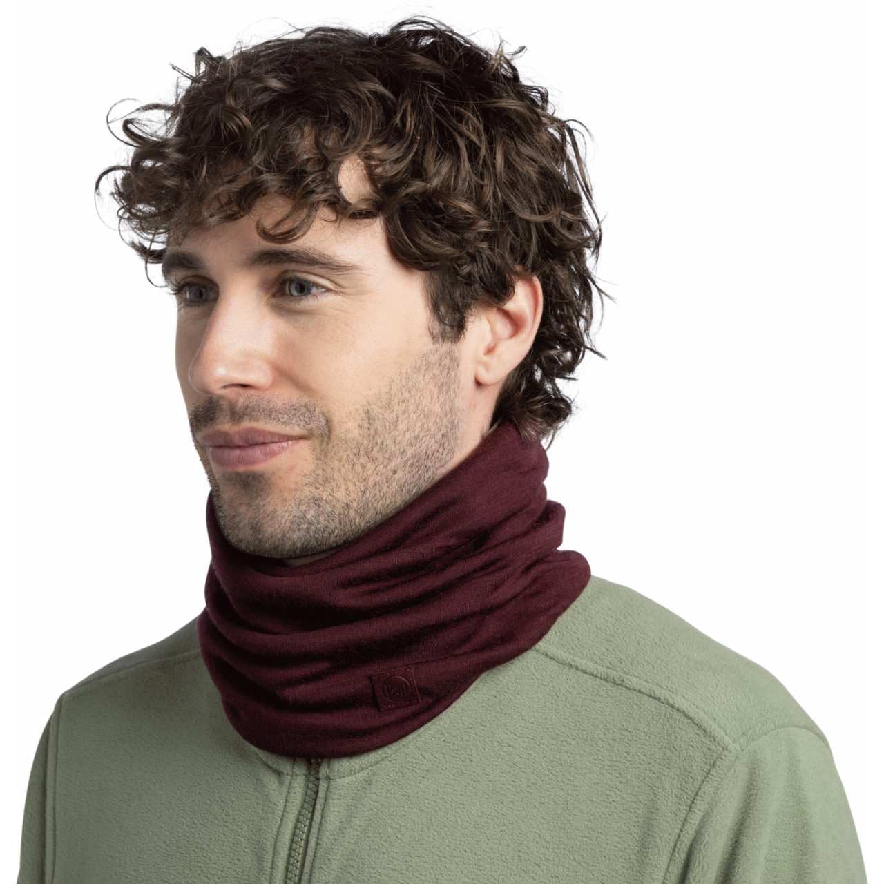 Buff| Braga de cuello Merino Heavyweight Bufanda Multifuncional 100% Lana Merino, Senderismo, Aire Libre, Sostenible, Ligera, Gruesa Hombre Mujer Talla única Lilac