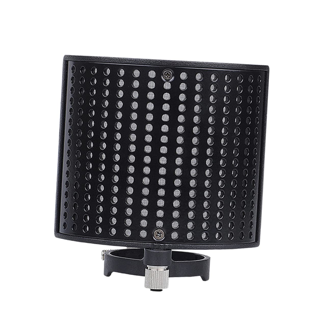 HOMSFOU 3 de Aislamiento de Micrófono con Filtro de Doble Capa Antiruido Y Antiviento para Grabación en Estudio Diámetro de 44-48 Mm.