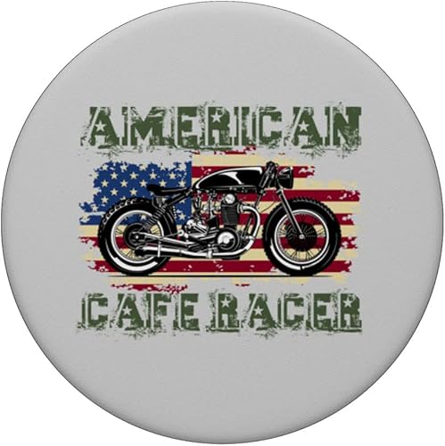 Miniatura 3 de American Cafe Racer Biker Men Women Adult Teens Boys Girls PopSockets Swappable PopGrip