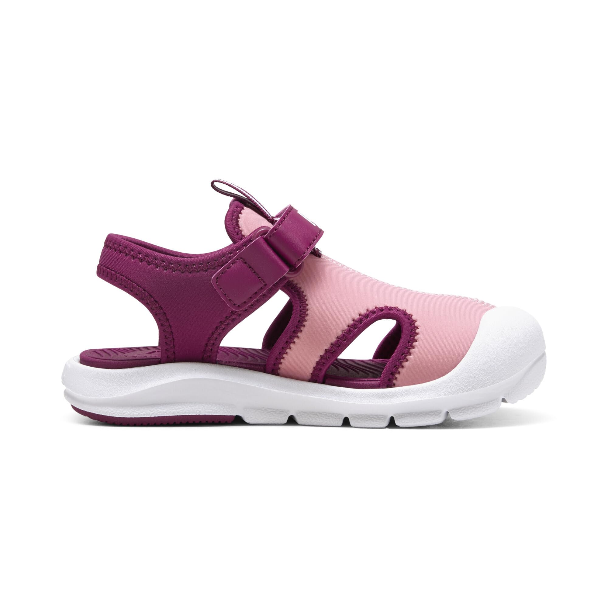 PUMA Fun Racer Sandal V PS, Slide, PINKSCAPE-Berry White, 22 EU