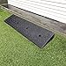 DUHFQ GarageCurb Rampes de voiture pour scooters à mobilité réduite, rampes de seuil de fauteuil roulant en caoutchouc robuste pour portes, terrasses, portes d'entrée, dimensions 100 × 23 × 4 cm