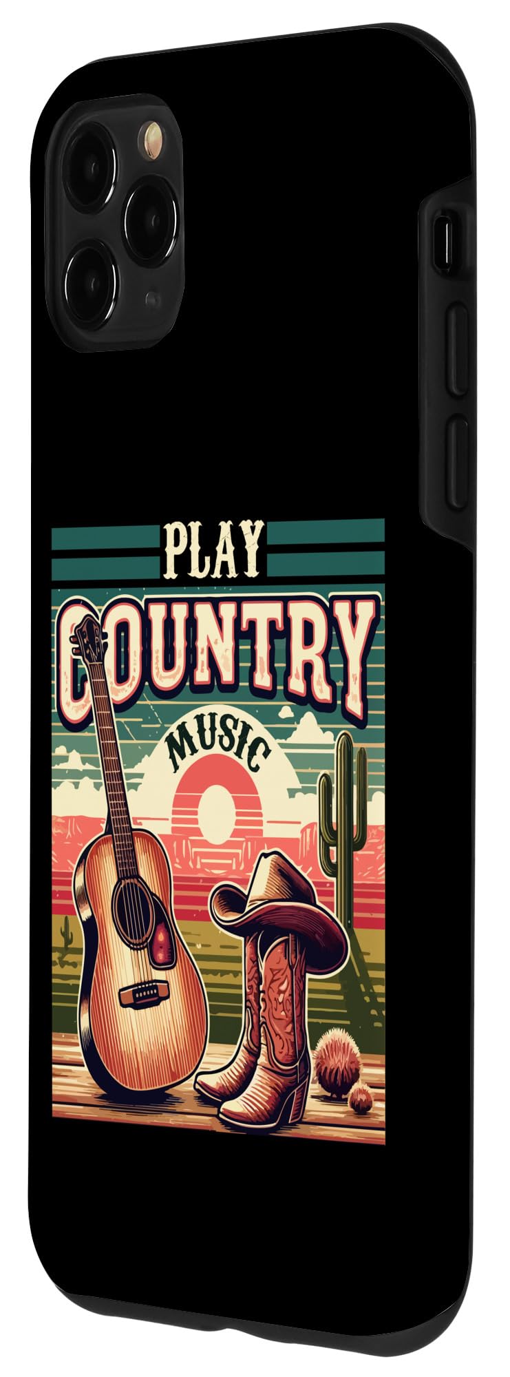 Play Country Music Vintage Western Festival American Case for iPhone 11 Pro Max - Image 2