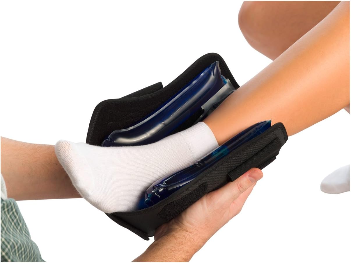 Torex Professional Hot and Cold Therapy - Roll-On Cold Therapy Sleeve (XLarge) - Reusable Gel Ice Pack for Calf, Knee, and Thigh - fits 21" to 28"