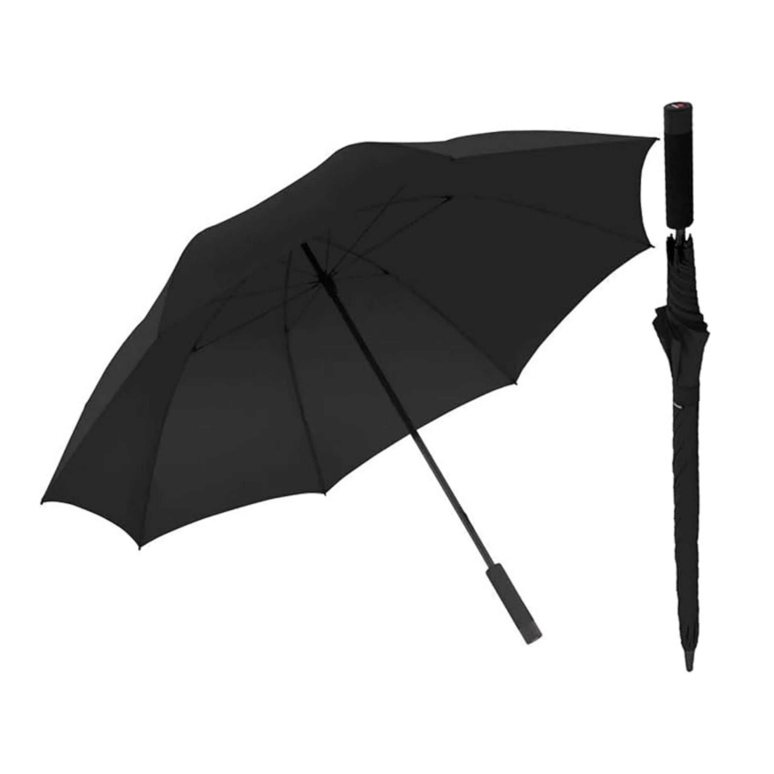 Knirps U.900 – Parapluie de pluie ultra léger XXL avec poignée antidérapante – Parapluie de voyage coupe-vent – Parapluie de pluie à ouverture manuelle pour adultes – Parapluie bâton de 130 cm de