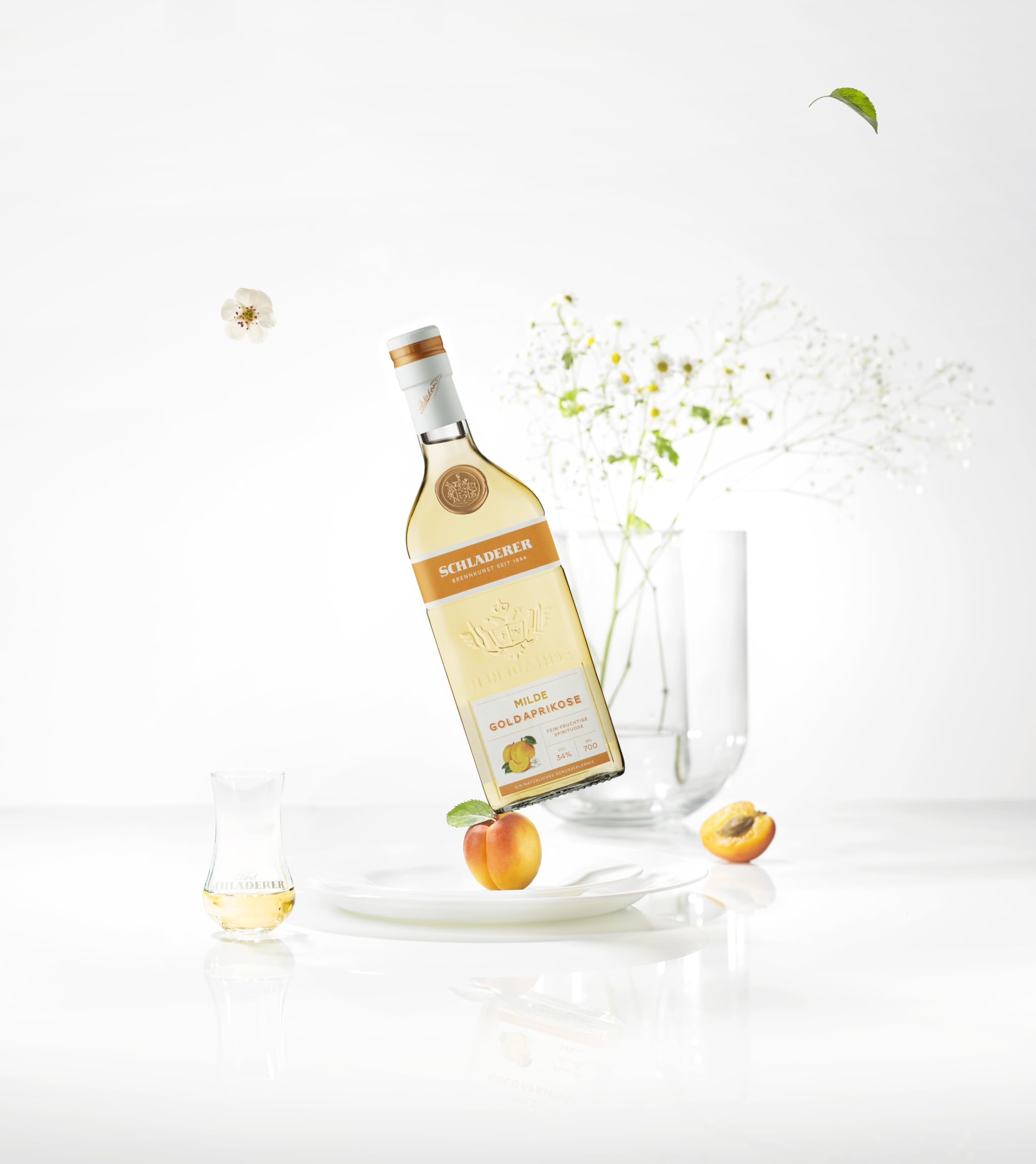 Digestif Set - Die Feinen Milden von Schladerer - Tasting-Set mit Goldaprikose, Bergapfel & Williamsbirne - Spirituose (3 x 700 ml)