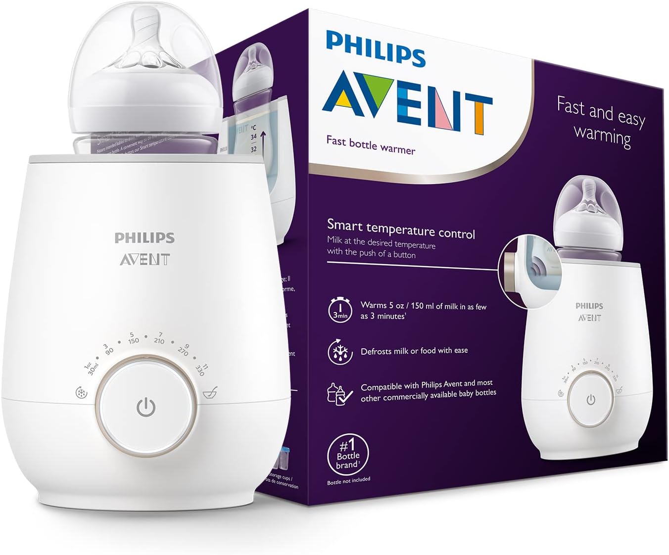 Avent SCF358/00 Quick Bottle Warmer