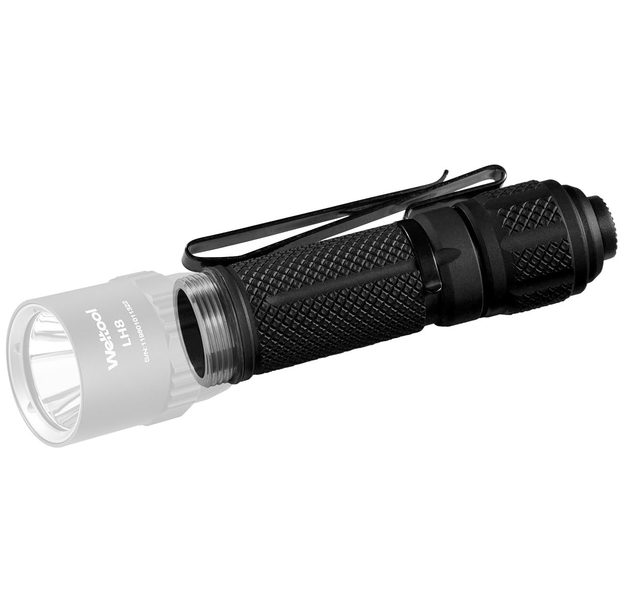 Weltool BB18 Flashlight Body and TC20 Tailcap for Surefire M600DF