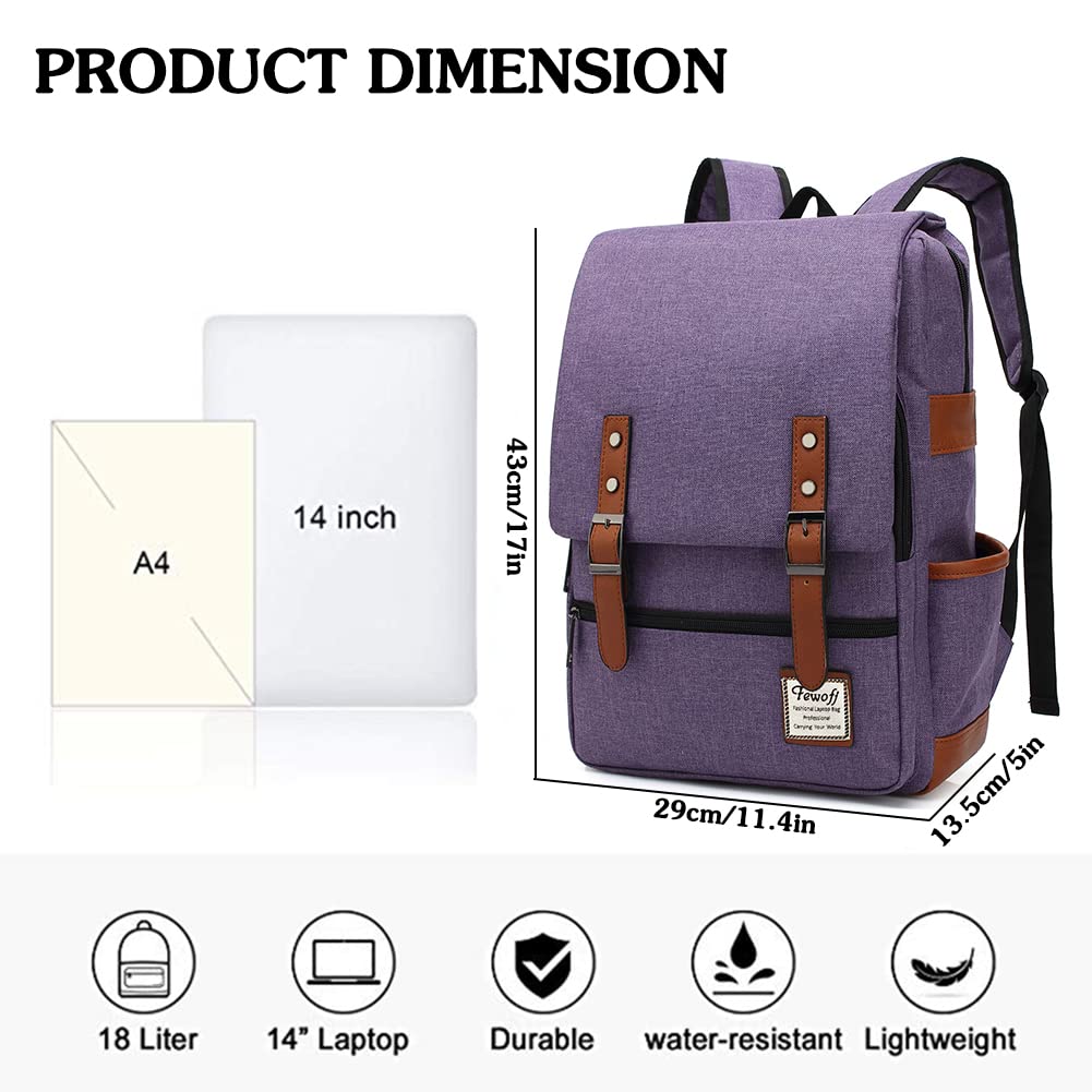 Sac à Dos Ordinateur 15,6" Design épuré - Pour Homme/femme, école, Travail, Voyage - 31x19x49 Cm