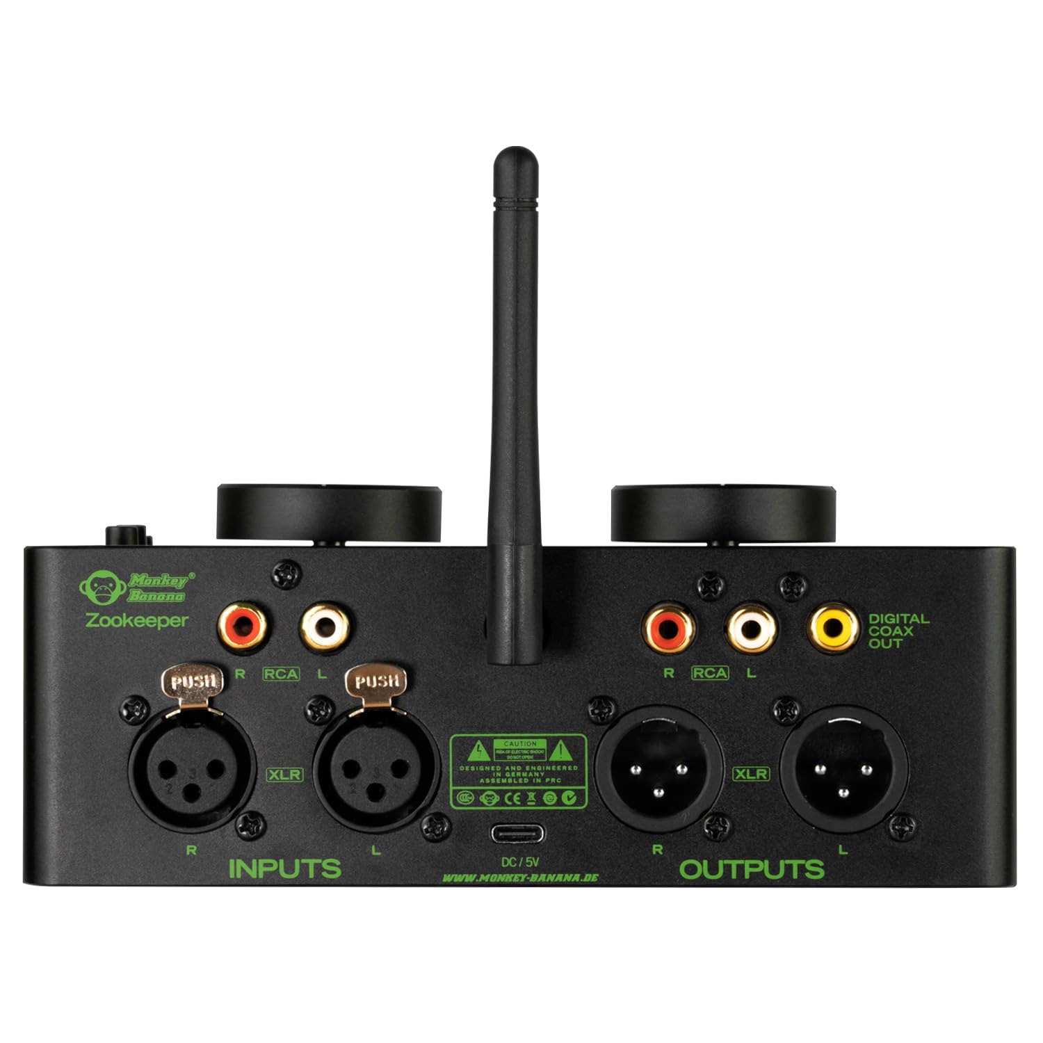 Monkey Banana Zookeeper Bluetooth Audio-Controller Monitor-Controller + keepdrum Adapterkabel