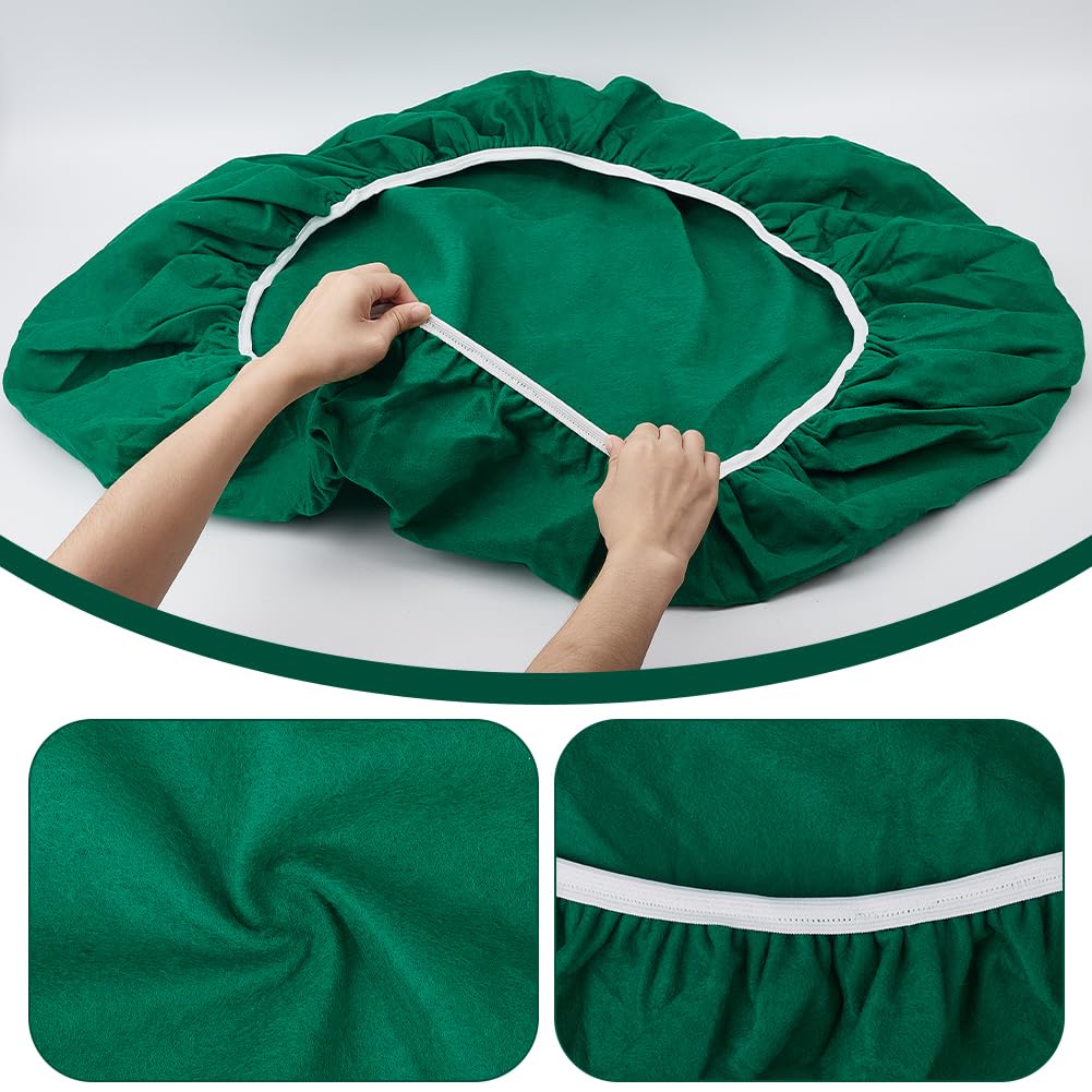 arricraft 36.2 Inch Green Felt Card Table Game Cover - Image 3