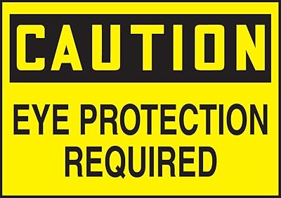 Accuform LPPE612XVE Adhesive Dura-Vinyl Safety Label, Legend