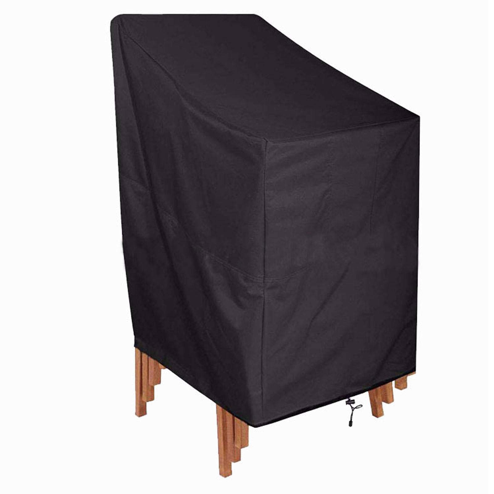DOOGL Patio Chair Cover, Watcher High Back Waterproof Outdoor Chair Cover Durable Stackable Chairs Cover Oxford Cloth-65×85×114cm