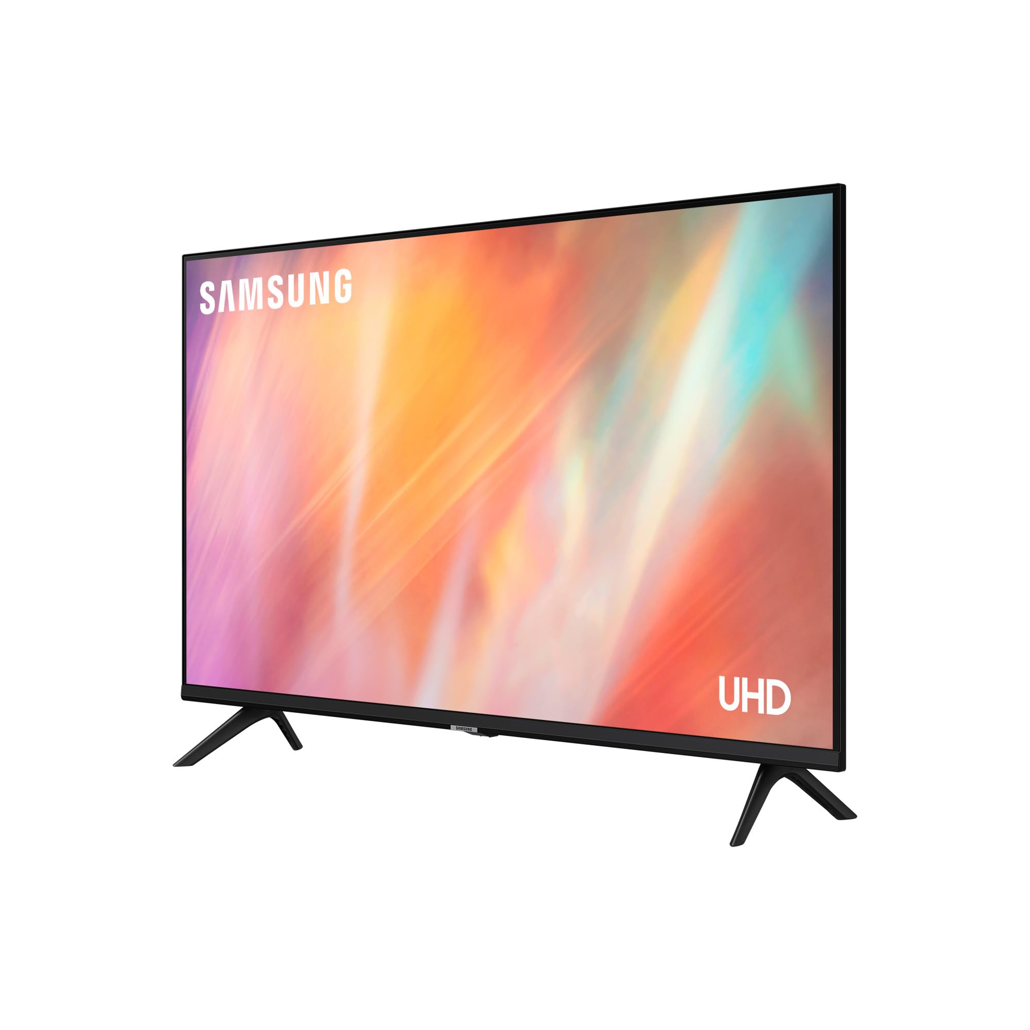 Samsung Crystal UHD 2022 43AU7095 - Smart TV de 43", 4K, HDR 10+, Procesador 4K, PurColor, Sonido Inteligente, Función One Remote Control y Compatible Asistentes de Voz, Compatible con Alexa