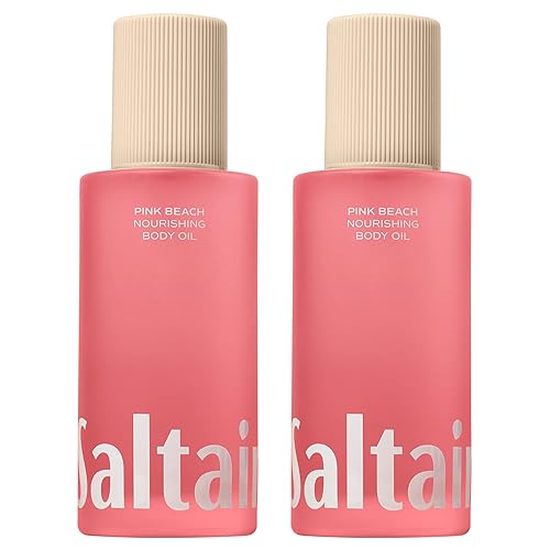 Saltair - Aceite Corporal Pink Beach - Hidratante Corporal Nutritivo - Paquete de 2