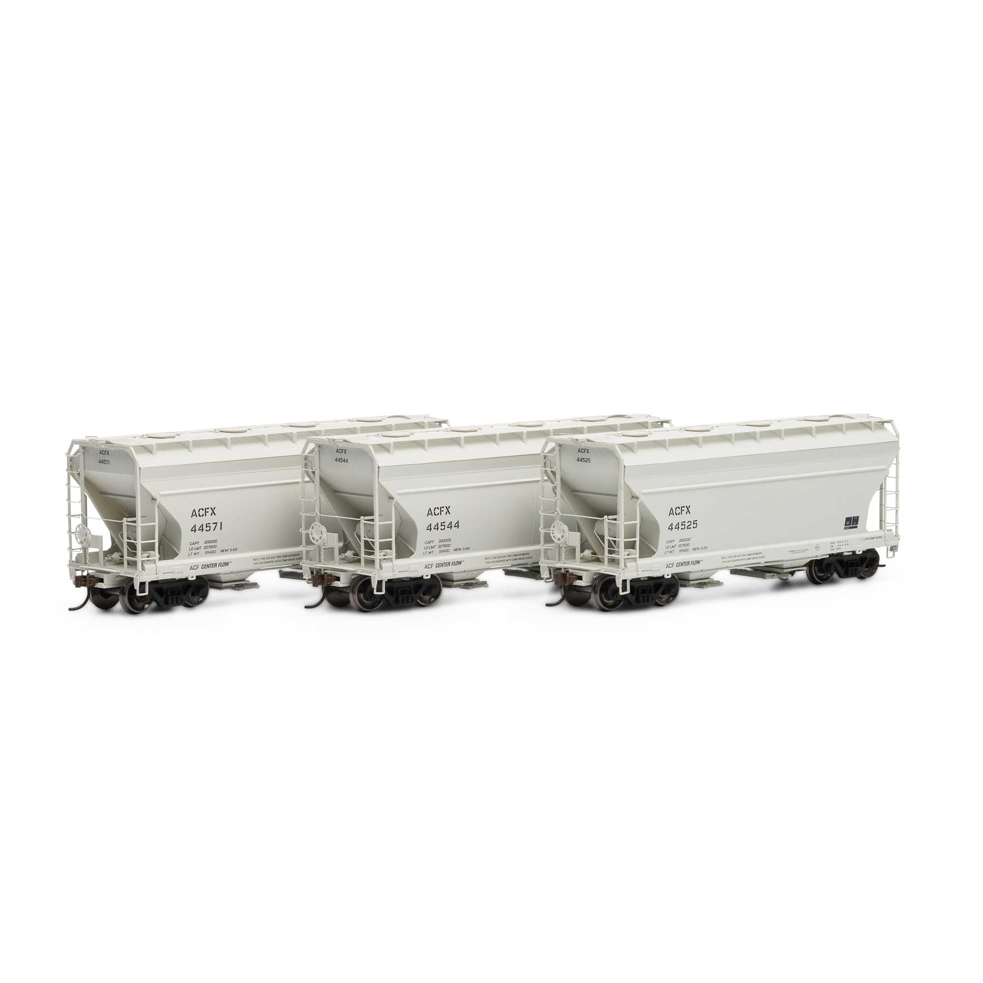 Athearn HO ACF 2970 Covered Hopper ACFX 3 ATH81058 HO Rolling Stock