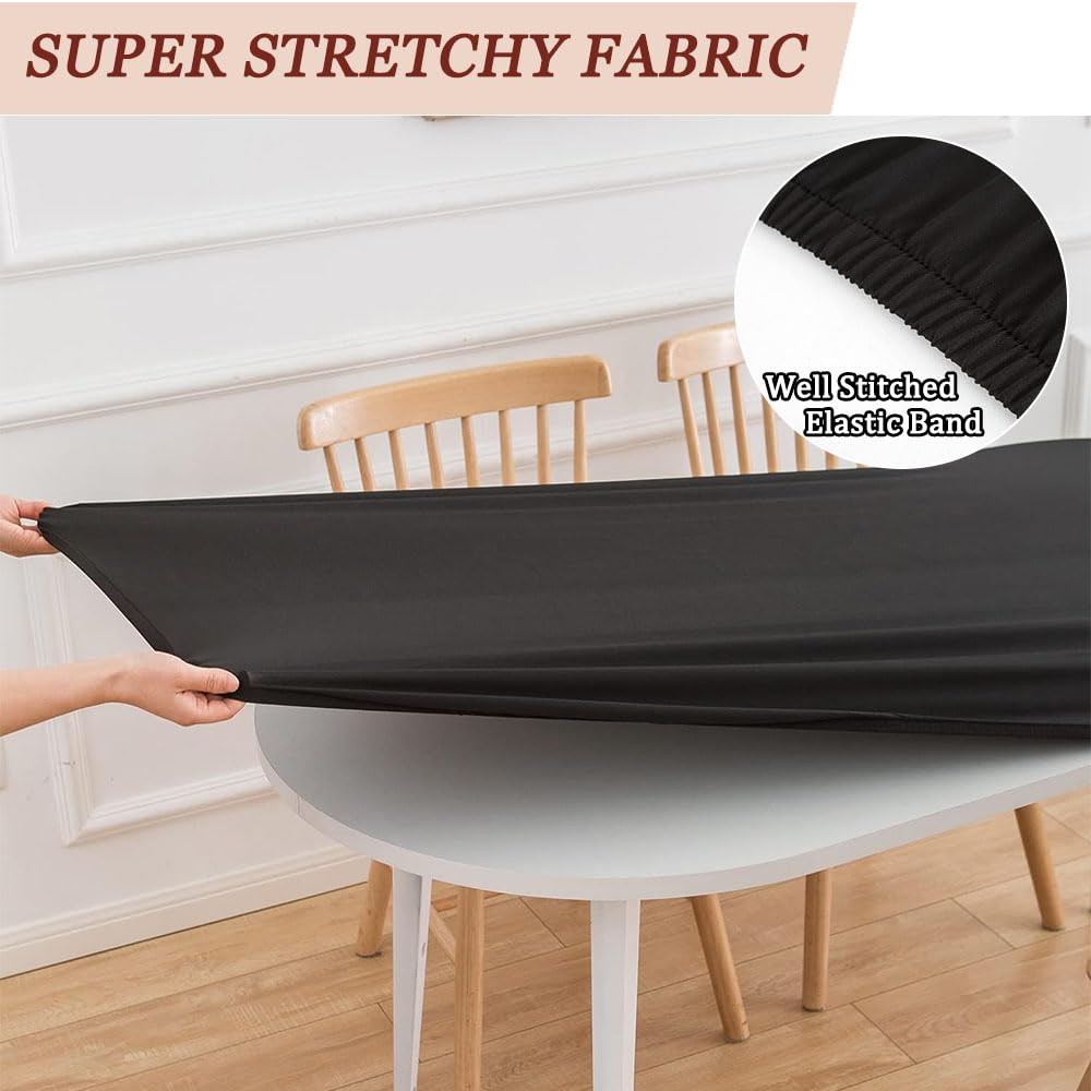 Nappe Ovale Avec Bord Élastique, Nappe De Table Imprimés De