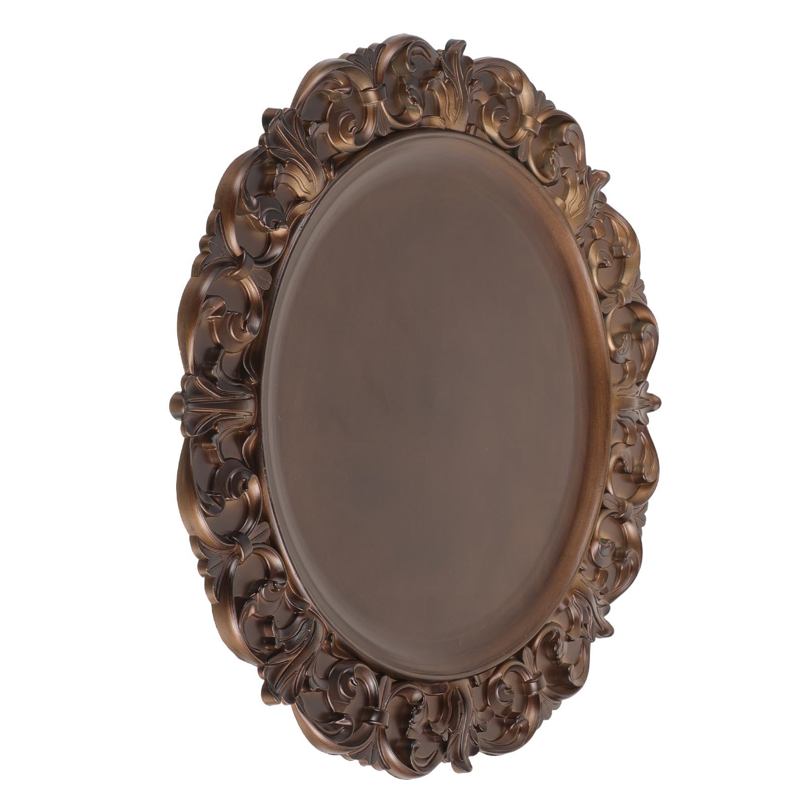 Plato decorativo vintage dorado PRETYZOOM de PP para fotografia y hogar