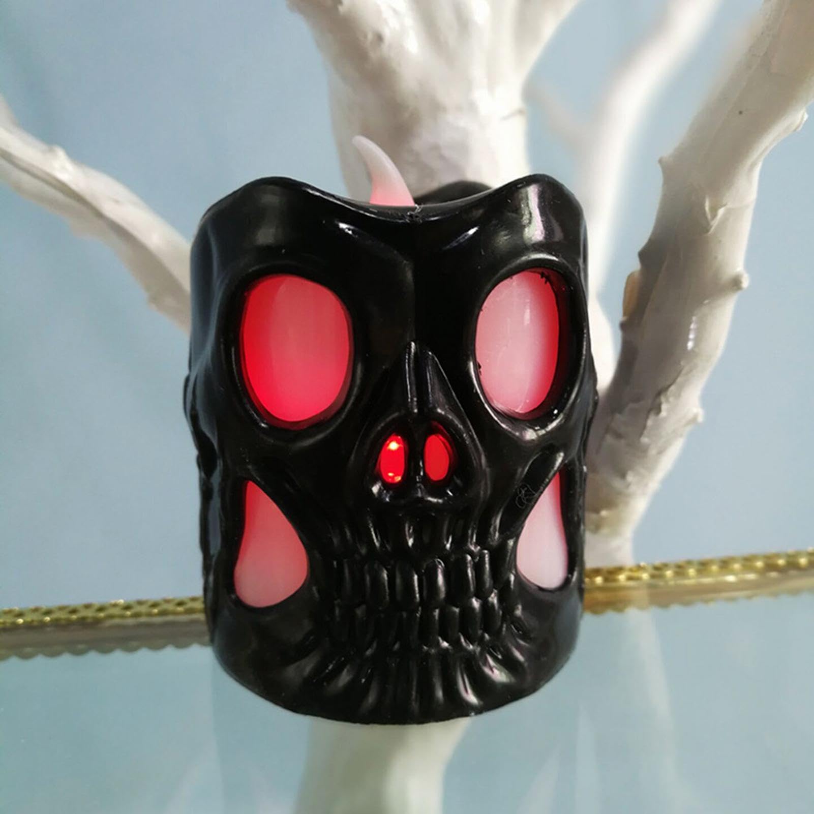 Generisch per candele di Halloween, 12 pezzi, notturne decorative