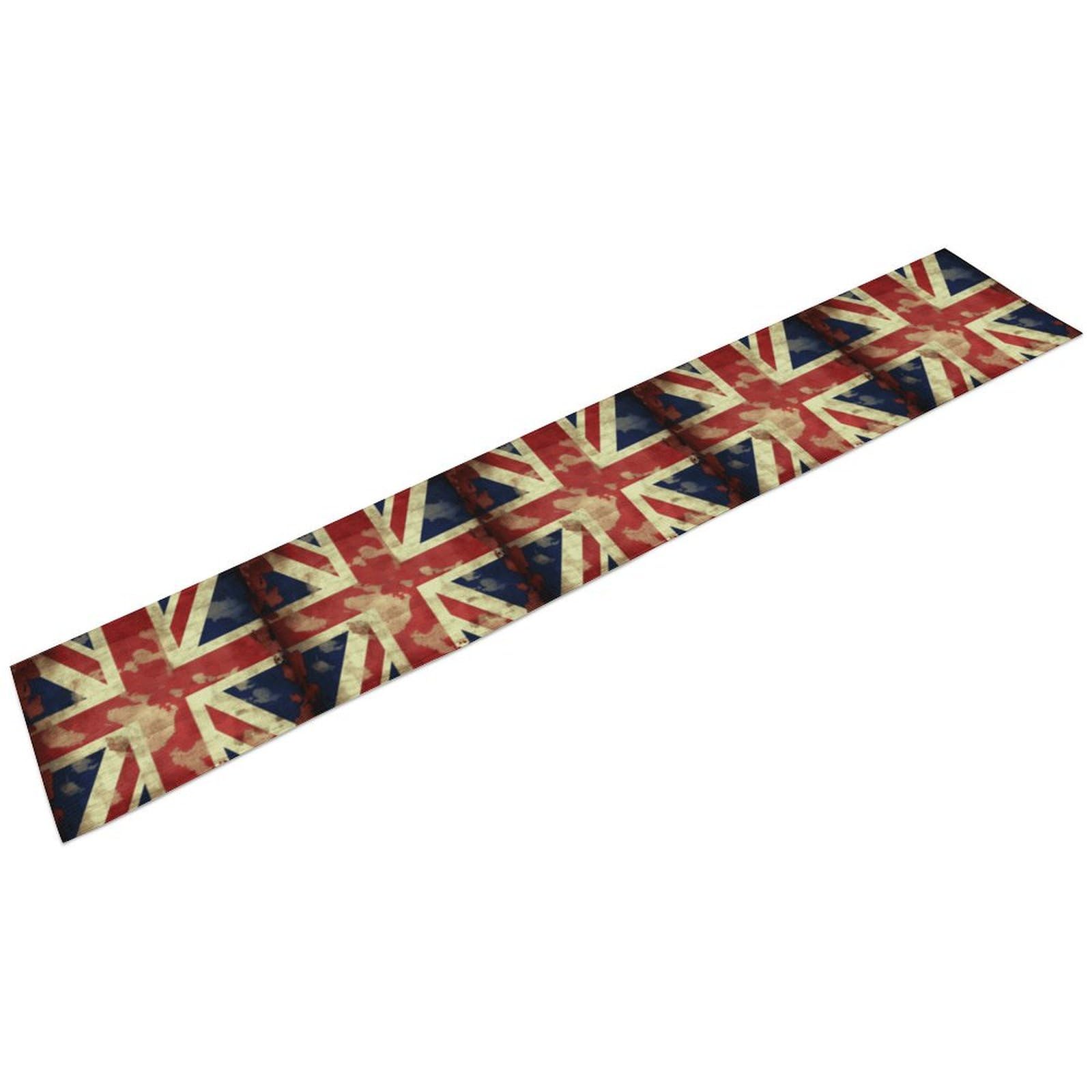 Vintage Union Jack British Flag Table Runner Linen Table Runners 72 Inches Long Dining Table Decor Table Runner for Dining Coffee Spring