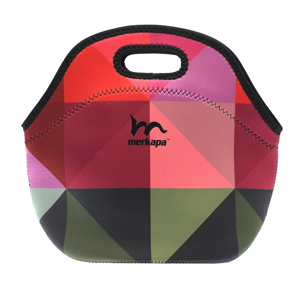 Merkapa Cute Design Waterproof Neoprene Lunch Tote Cooler Bag (Design 4)