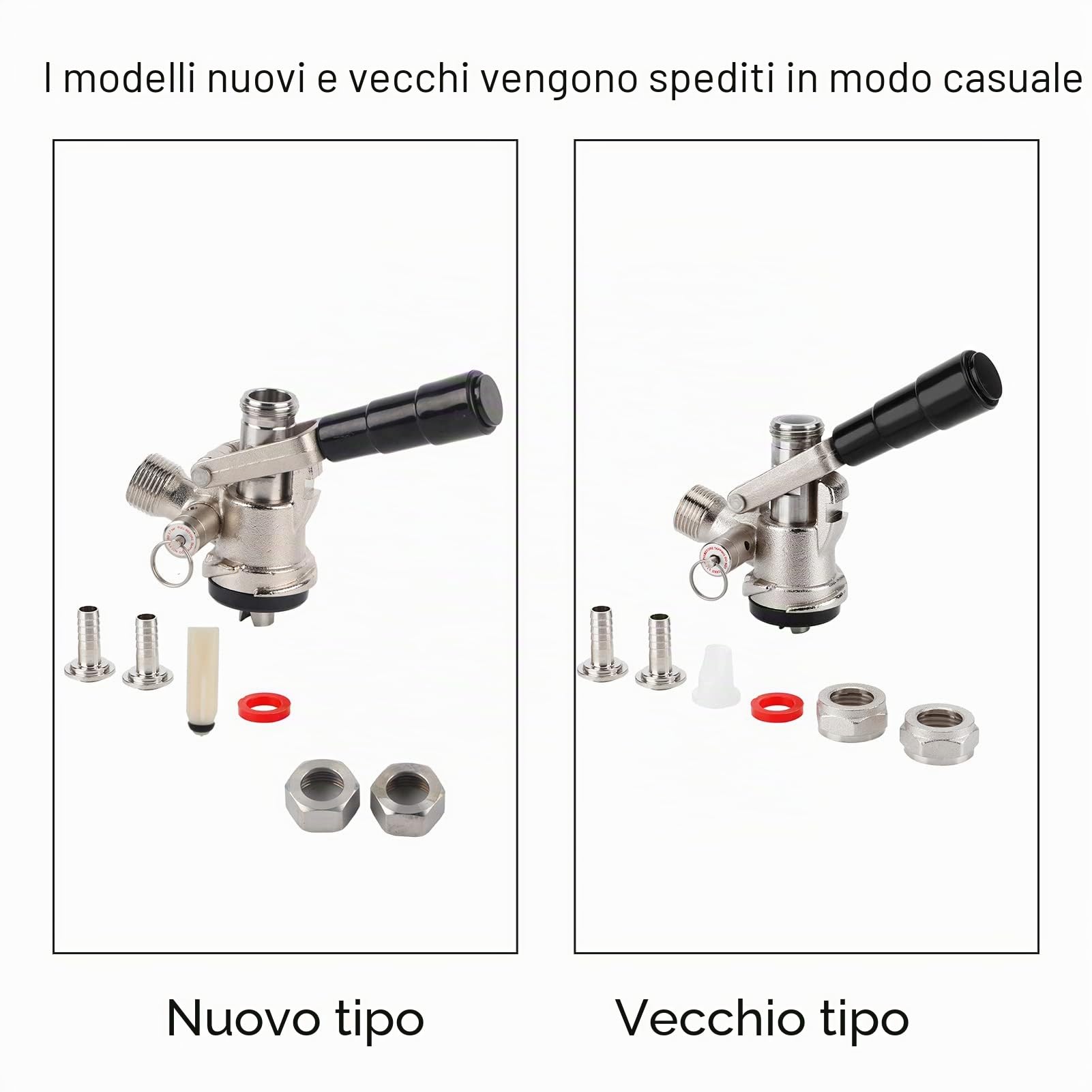 Attacco per Rubinetto del Fusto, Distributore di Birra Alla Spina Tipo S con Valvola Limitatrice di Pressione di Sicurezza Birra Alla Spina Rubinetti per Bar a Casa Pub Ristoranti