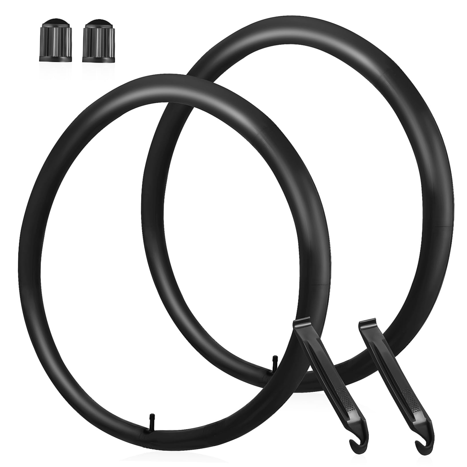 Cámaras de Aire 2 Unidades para Bicicleta de Montaña 26x1.75/2.125 para Reemplazo y Mantenimiento Válvula Presta de Butilo Resistentes Ciclismo al Aire Libre