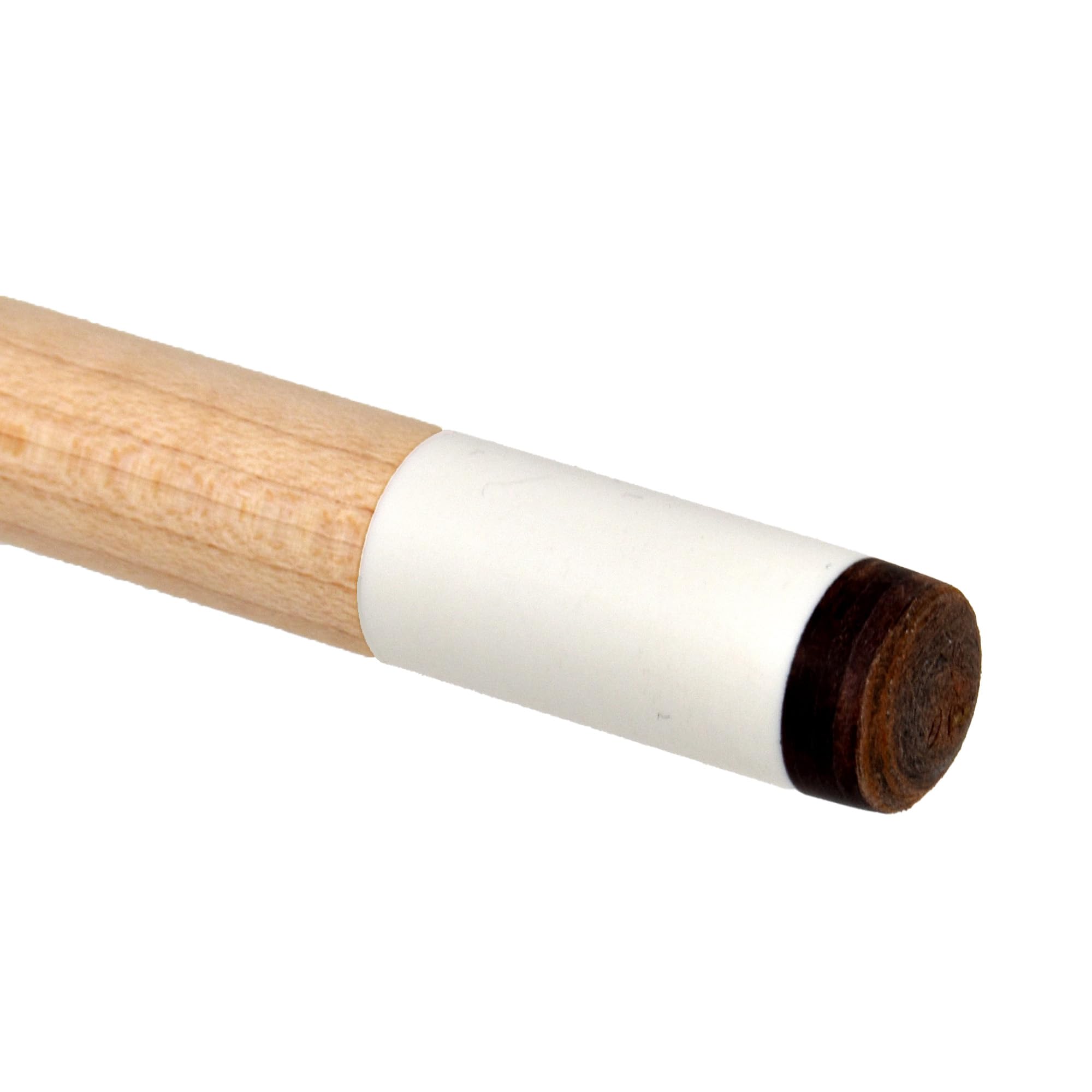 Parker Billardqueue JPS-Serie einfarbiger 2-TLG.Profi-Cue, hochwertiges Ahornholz und Leinenwicklung Griffbereich, 13 mm Ledertip, schwarz, dunkelrot und weiß