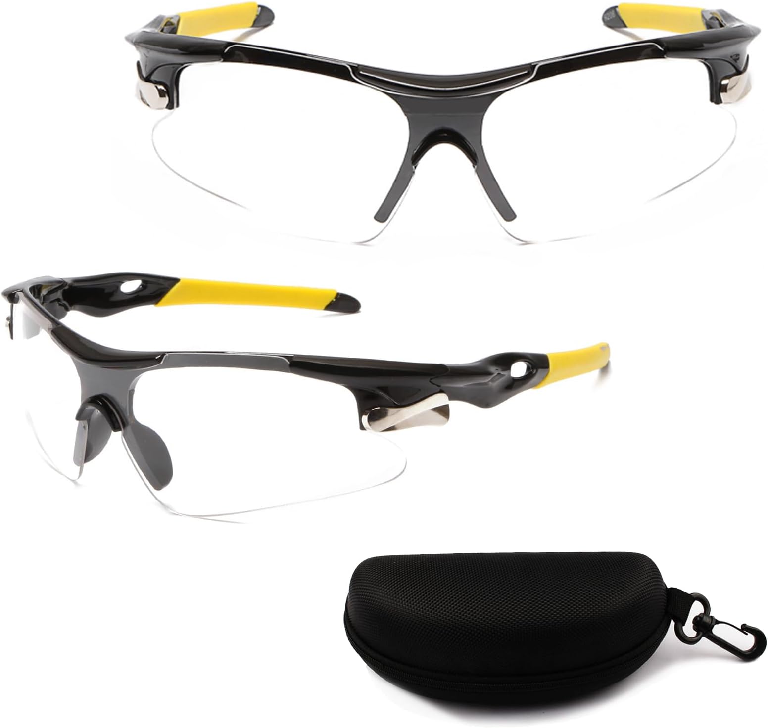 Beauenty Photochromic Sports Sunglasses,Windproof UV Protection Sunglasses,Mens Womens Cycling Glasses,for Fishing/Road/Outdoor sports (C2)