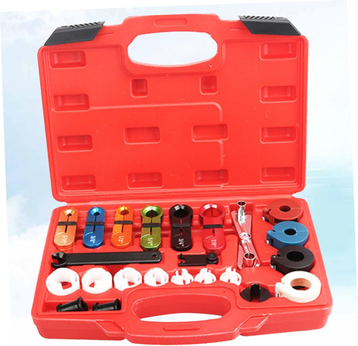 CHILDWEET Oil Cooler Line Disconnect Tool 22pcs Automotive A/Kit Full Set for Lines Radiator Heater Hoses Quick Easy Use