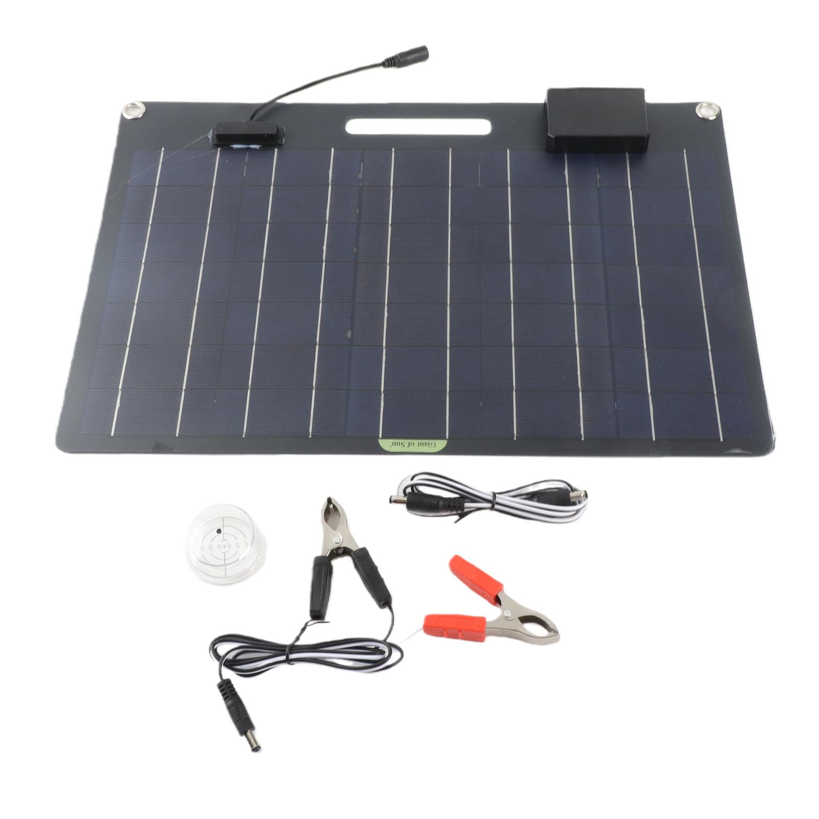 Wakects Pannello Solare Portatile 100W Monocristallino 12V 24V Doppia