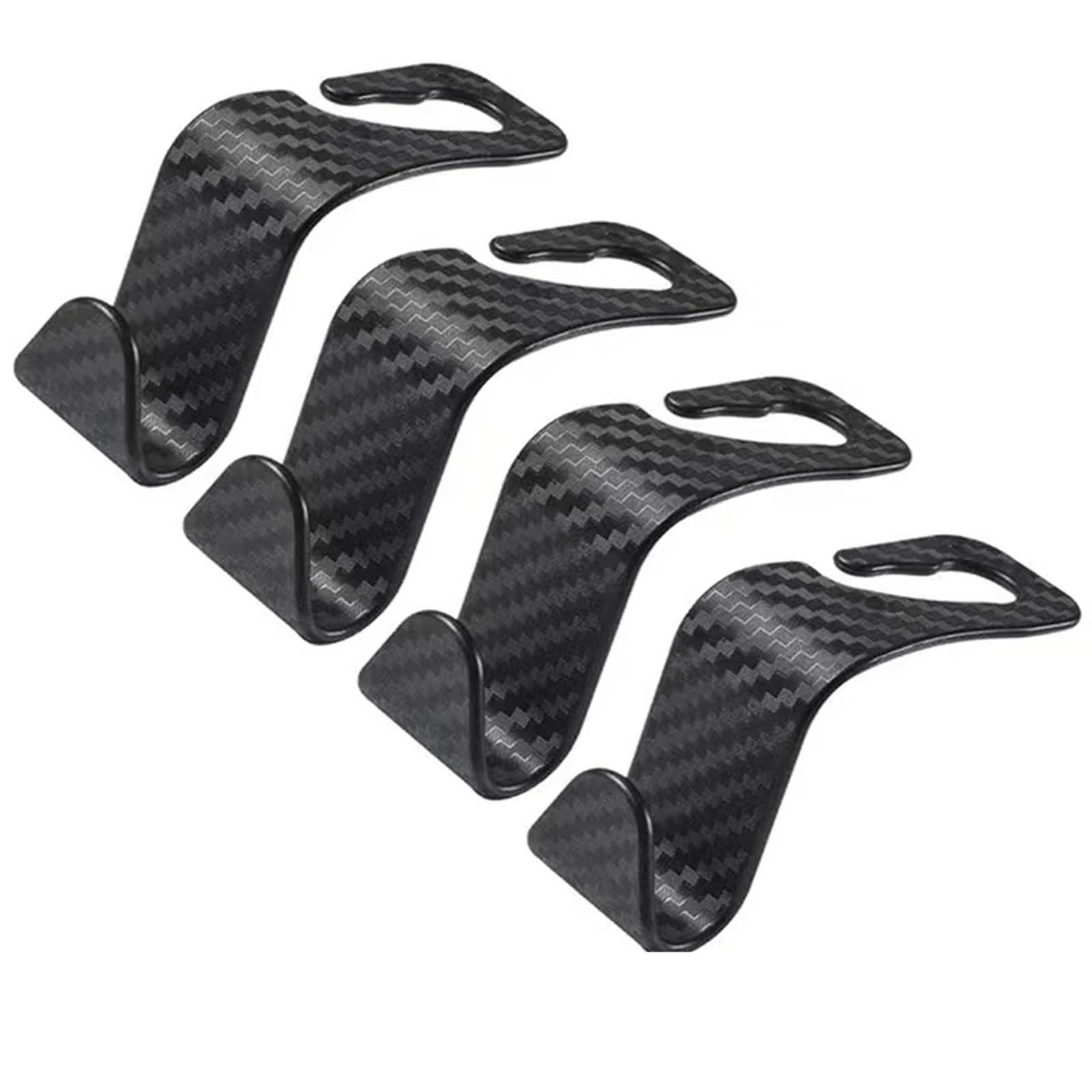 Dtbdfak Auto Interior Universal Auto Seat Headrest Hook Storage Hanger Car Vehicle Hooks Back Organizer Holder Clip Interior Accessories 4Pcs