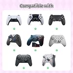 Kuitmor Cute Thumb Grip Caps for PS5,Soft Silicone Joystick Caps,Cute Cartoon Thumbstick Grips Compatible with PS5/PS4/Switch Pro Controller, 4PCS