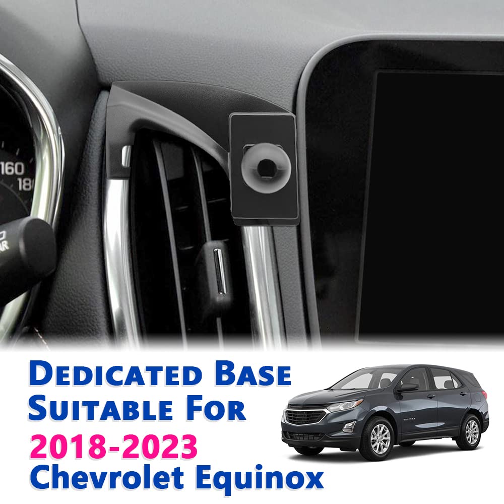 JOCUNDLY Car Phone Mount for 2018-2023 Chevrolet Equinox Chevy [Thick Case Friendly] Mobile Phone Holder Cell Navigation Bracket Air Vent Auto Accessories Cradles, All Phones