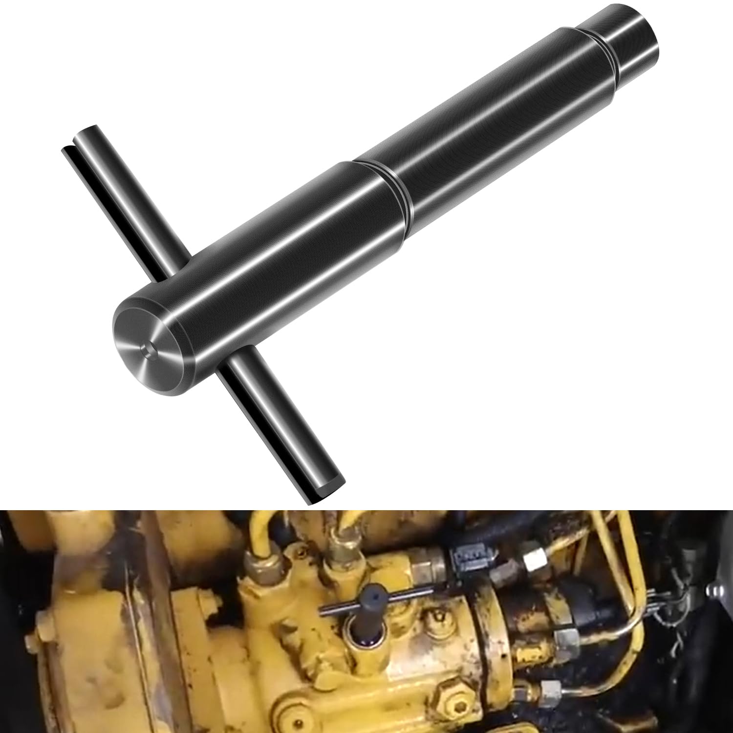 CamooJDG1559 Timing Pin Injection Pump Timing Pin for John Deere 40610, 1010D, 1070D, 1070E, 1110D, 1170E, 120C, 130GLC, 1410D, 1450, 1490D, 1550, 160CLC, 160GLC